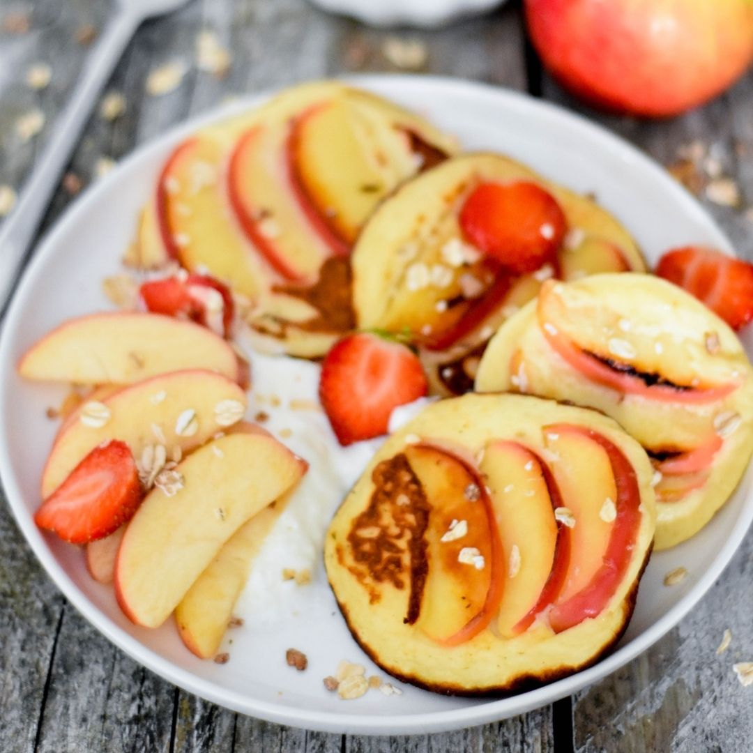 Appel Kwark Pannennkoekjes