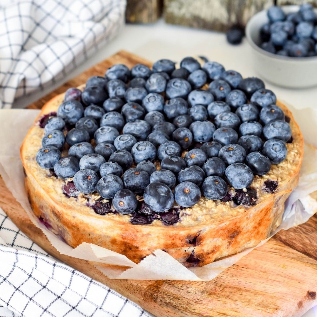 Blueberry Havermout Taart