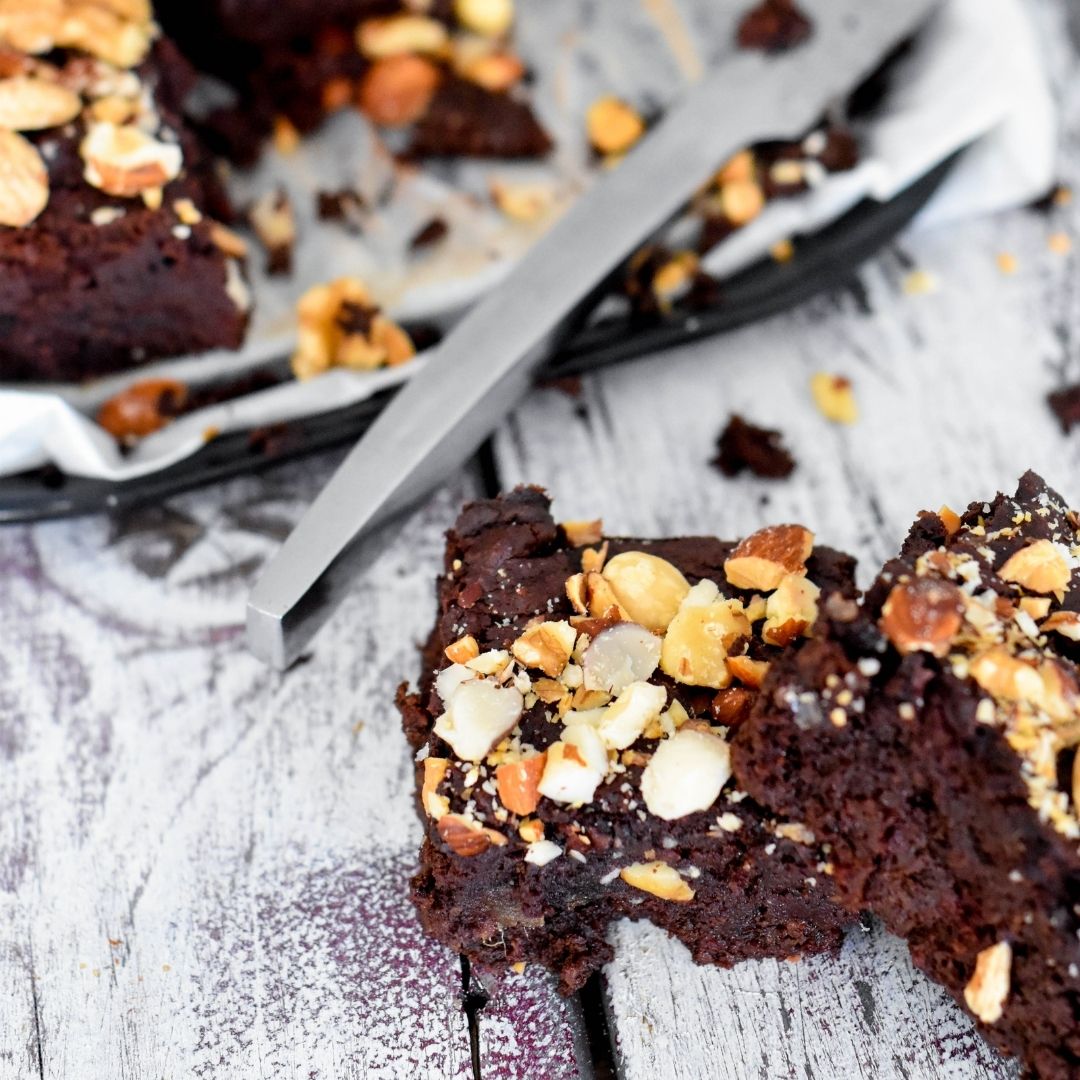 Brownie met Rode Bieten