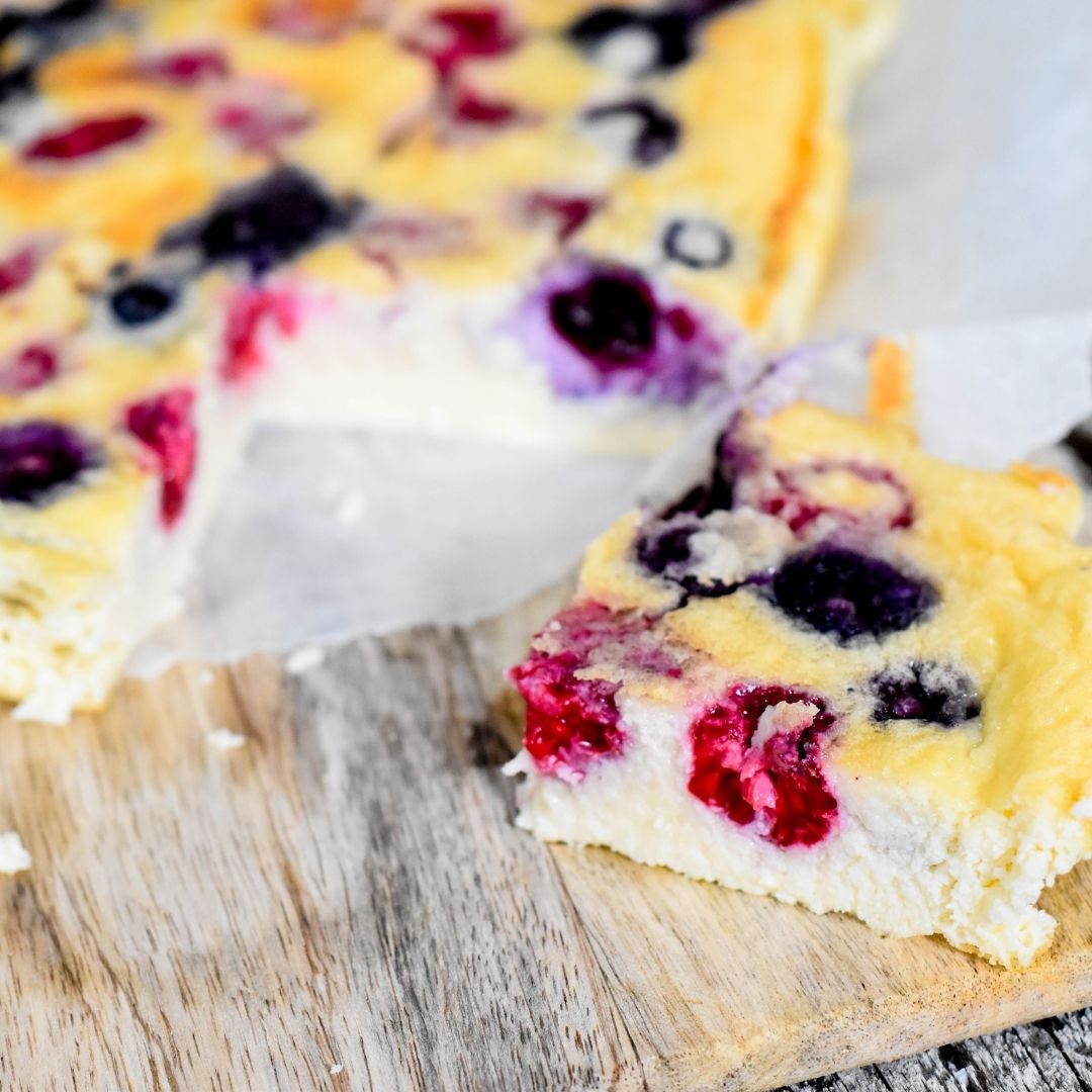 Clafoutis met fruit naar keuze