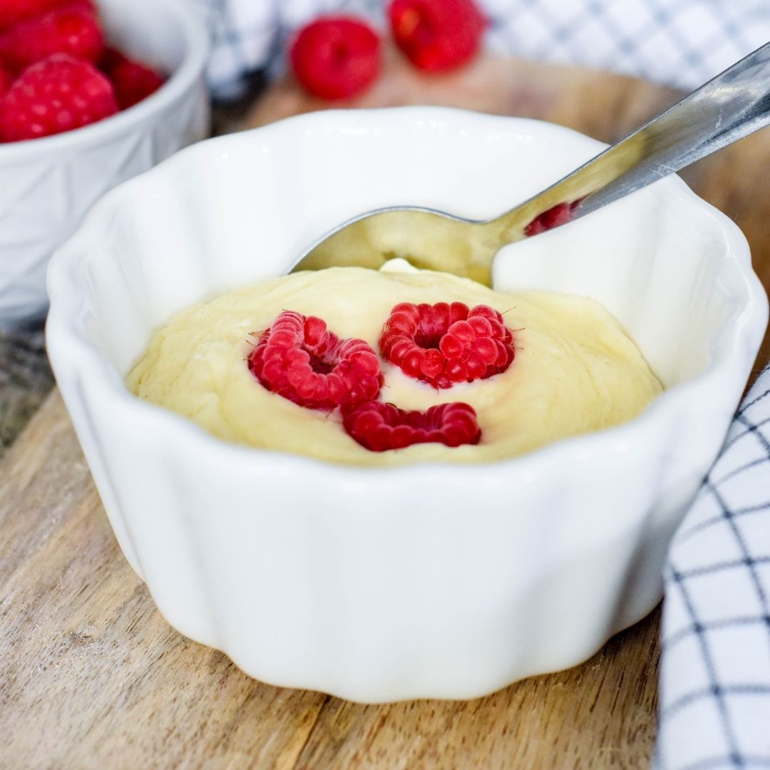 Mascarpone Pudding met Frambozen