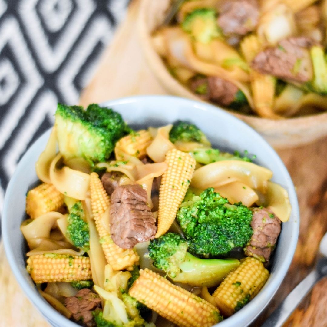 Noodles met Biefstuk & Broccoli