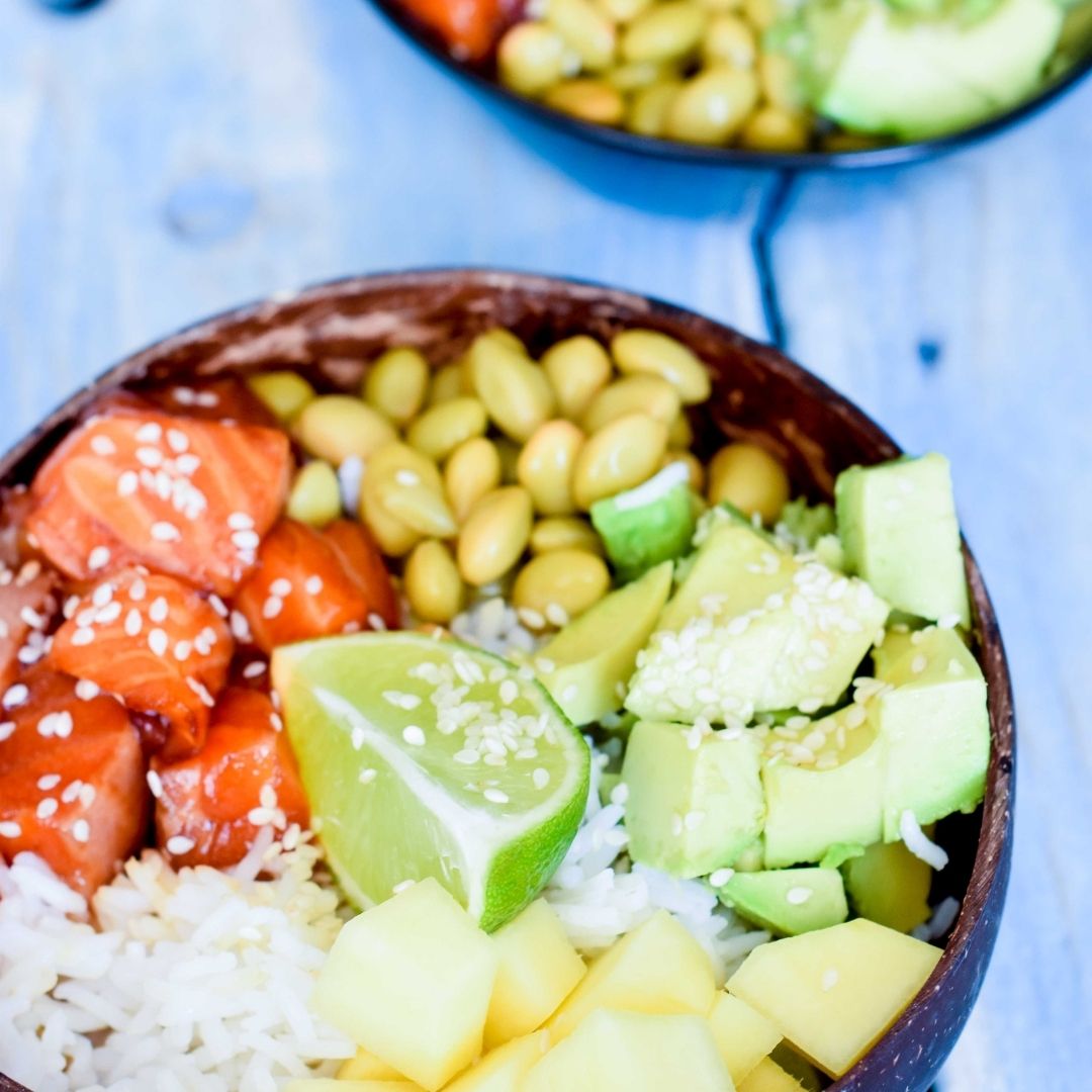 Poke Bowl met Zalm & Mango