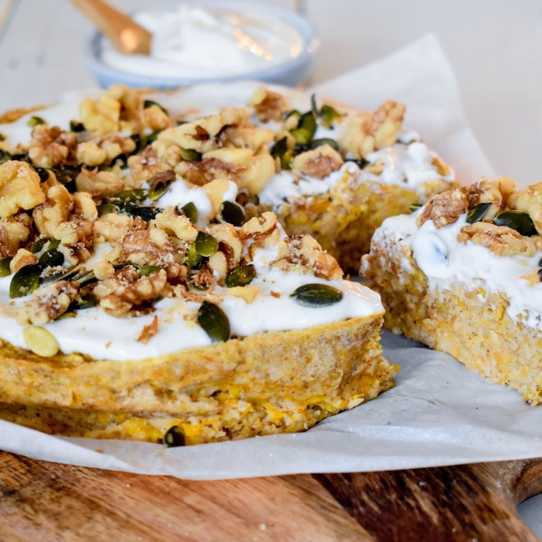 Pompoen Havermout Taart