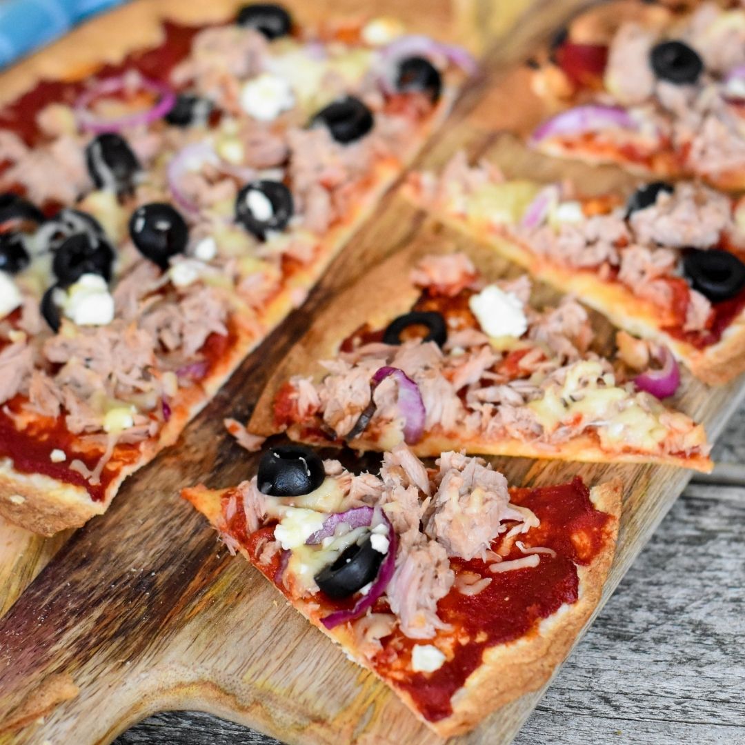 Tortilla Pizza Tonijn