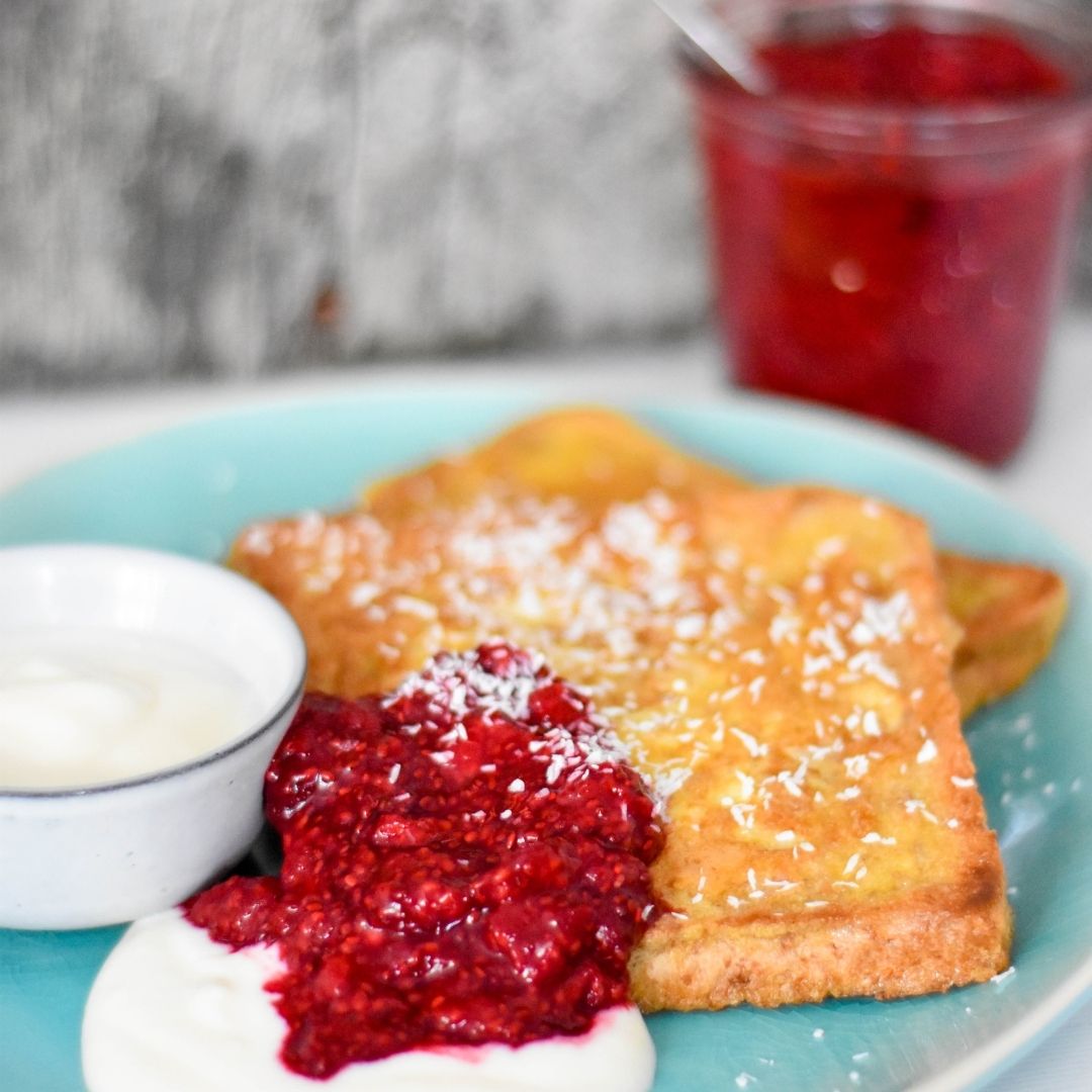 Wentelteefjes met Frambozenjam