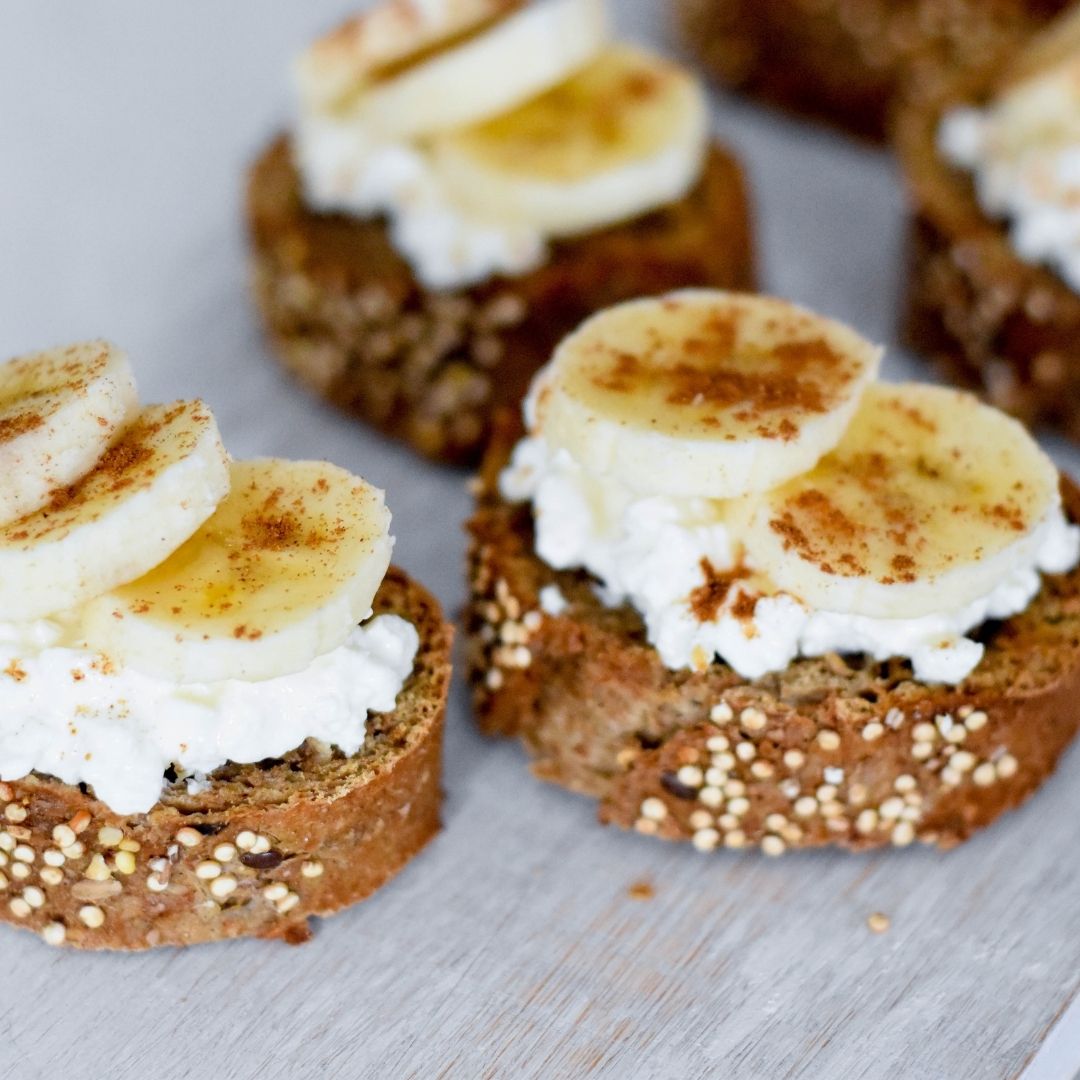 Zoete Crostini Banaan